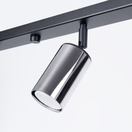 Spot WINX 4xGU10/10W/230V noir/chrome brillant