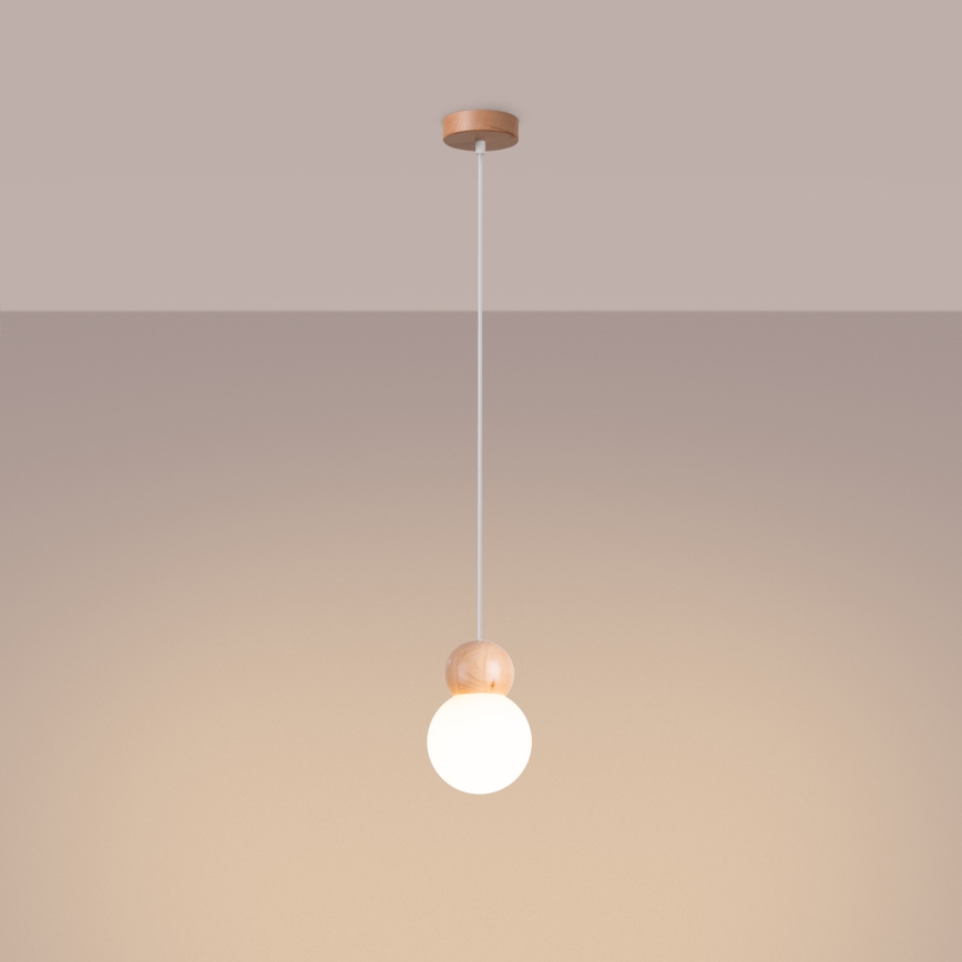 Suspension filaire PEKKA 1xG9/8W/230V blanc