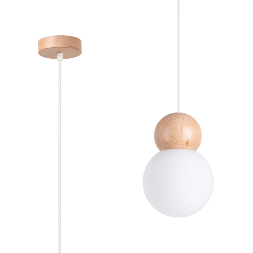 Suspension filaire PEKKA 1xG9/8W/230V blanc