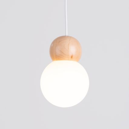 Suspension filaire PEKKA 3xG9/8W/230V blanc