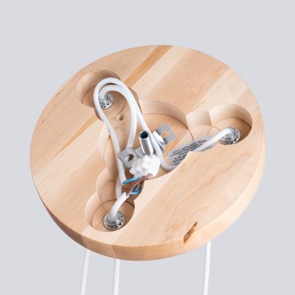 Suspension filaire PEKKA 3xG9/8W/230V blanc