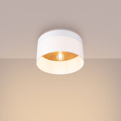 Plafonnier TELESTO 1xE27/15W/230V d. 35 cm blanc/beige