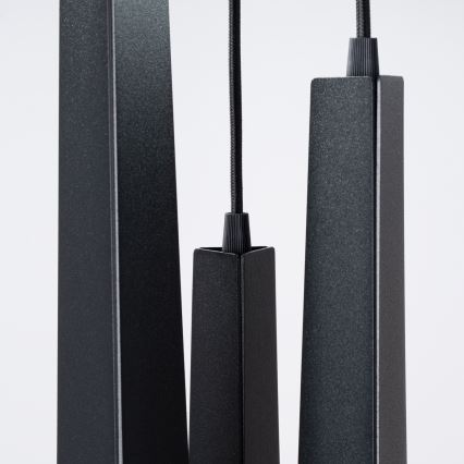Suspension filaire PRYSM 3xG9/8W/230V noir