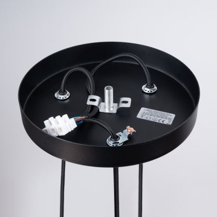 Suspension filaire PRYSM 3xG9/8W/230V noir