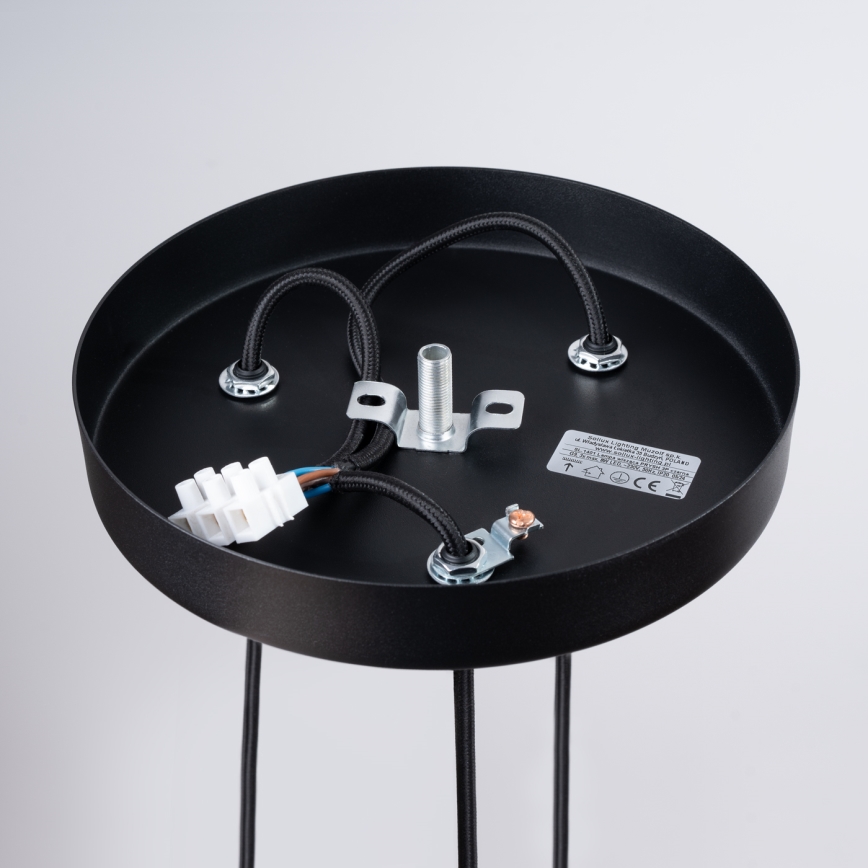 Suspension filaire PRYSM 3xG9/8W/230V noir