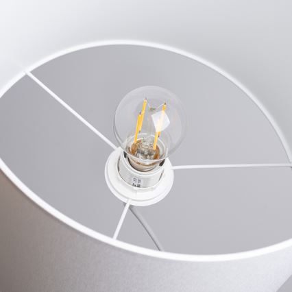Suspension filaire NOVA 1xE27/15W/230V d. 30 cm blanc