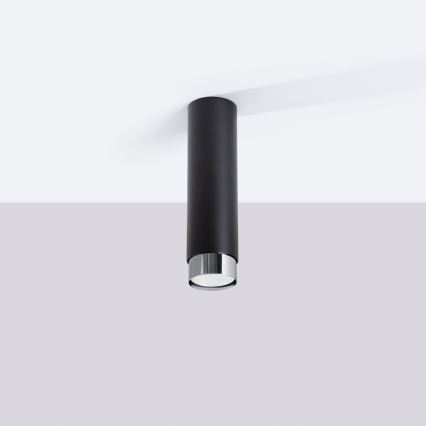 Spot NERO 1xGU10/10W/230V 22,5 cm noir/chrome brillant