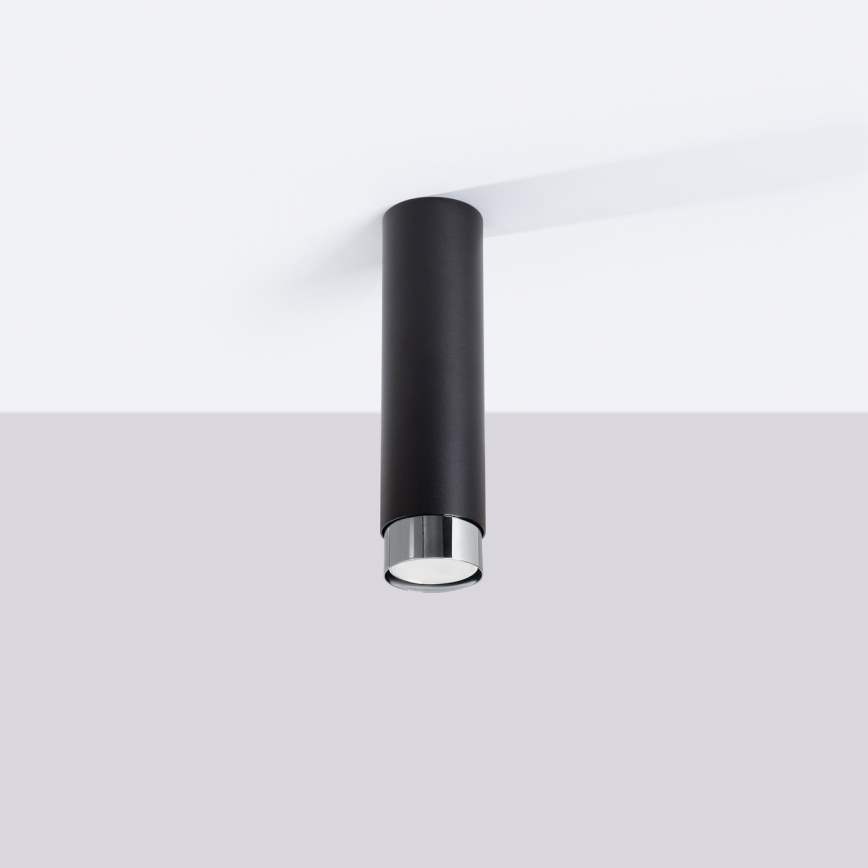 Spot NERO 1xGU10/10W/230V 22,5 cm noir/chrome brillant