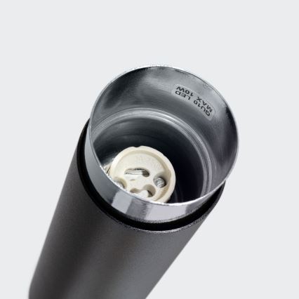 Spot NERO 1xGU10/10W/230V 22,5 cm noir/chrome brillant