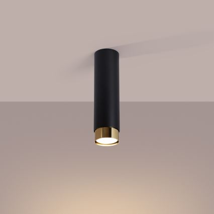 Spot NERO 1xGU10/10W/230V 22,5 cm noir/doré