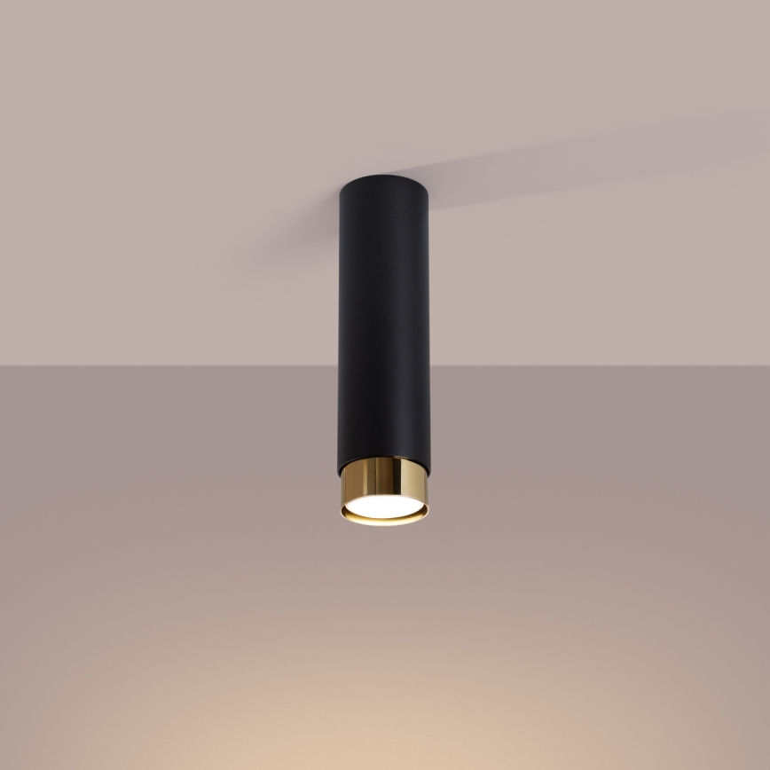 Spot NERO 1xGU10/10W/230V 22,5 cm noir/doré