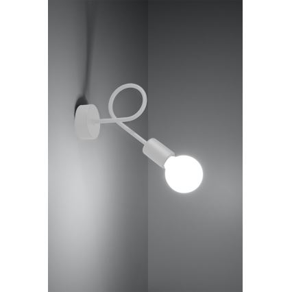 Applique murale LOOP 1xE27/15W/230V blanc