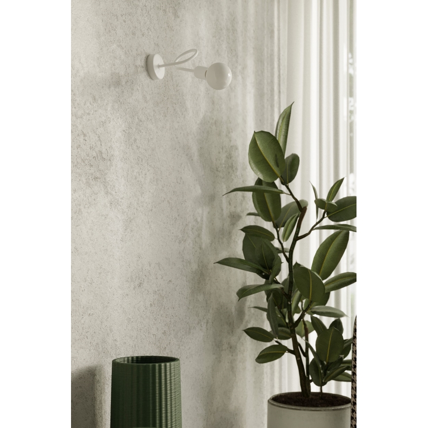 Applique murale LOOP 1xE27/15W/230V blanc