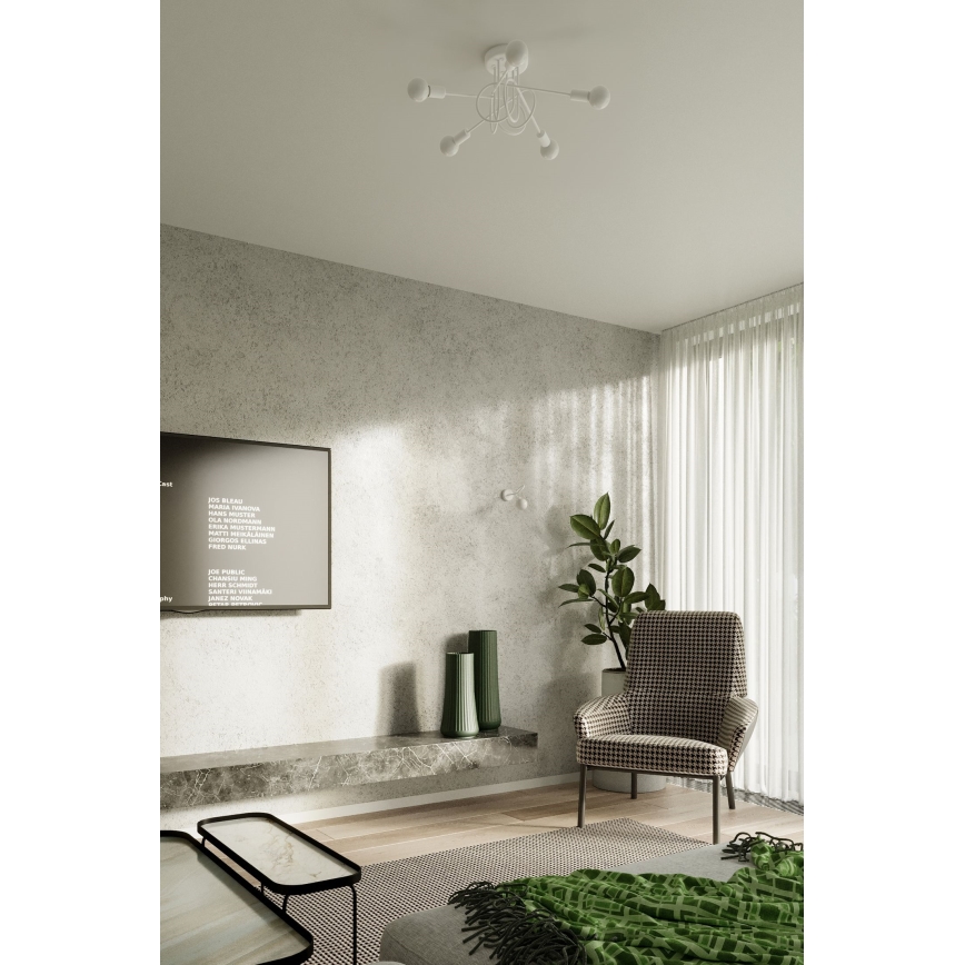 Applique murale LOOP 1xE27/15W/230V blanc