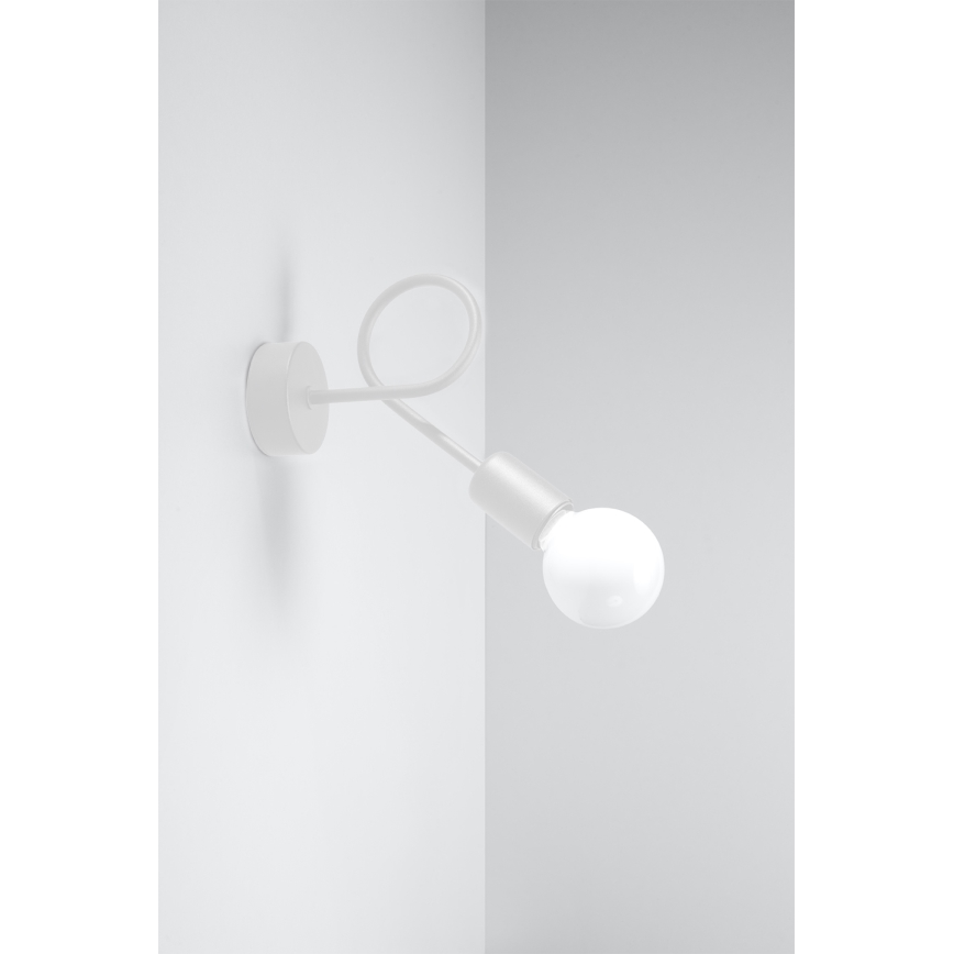 Applique murale LOOP 1xE27/15W/230V blanc