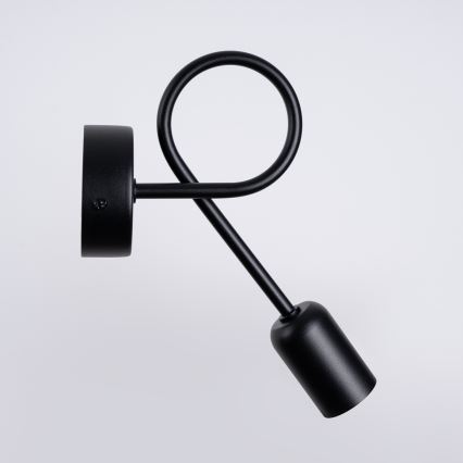 Applique murale LOOP 1xE27/15W/230V noir