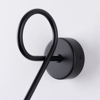Applique murale LOOP 1xE27/15W/230V noir
