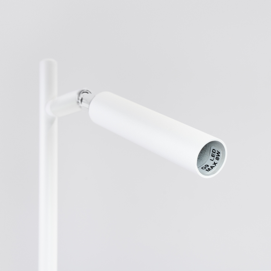 Lampe de table PASTELO 1xG9/8W/230V blanc
