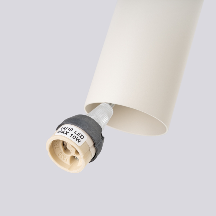 Suspension filaire LAGOS 1xGU10/10W/230V crème
