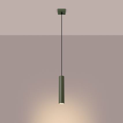 Suspension filaire LAGOS 1xGU10/10W/230V vert