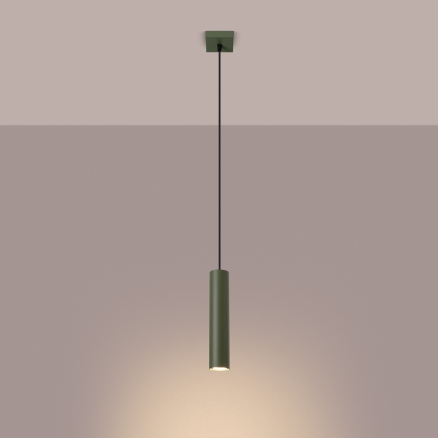 Suspension filaire LAGOS 1xGU10/10W/230V vert