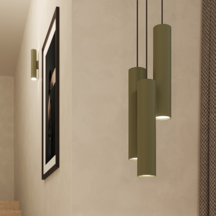 Suspension filaire LAGOS 1xGU10/10W/230V vert