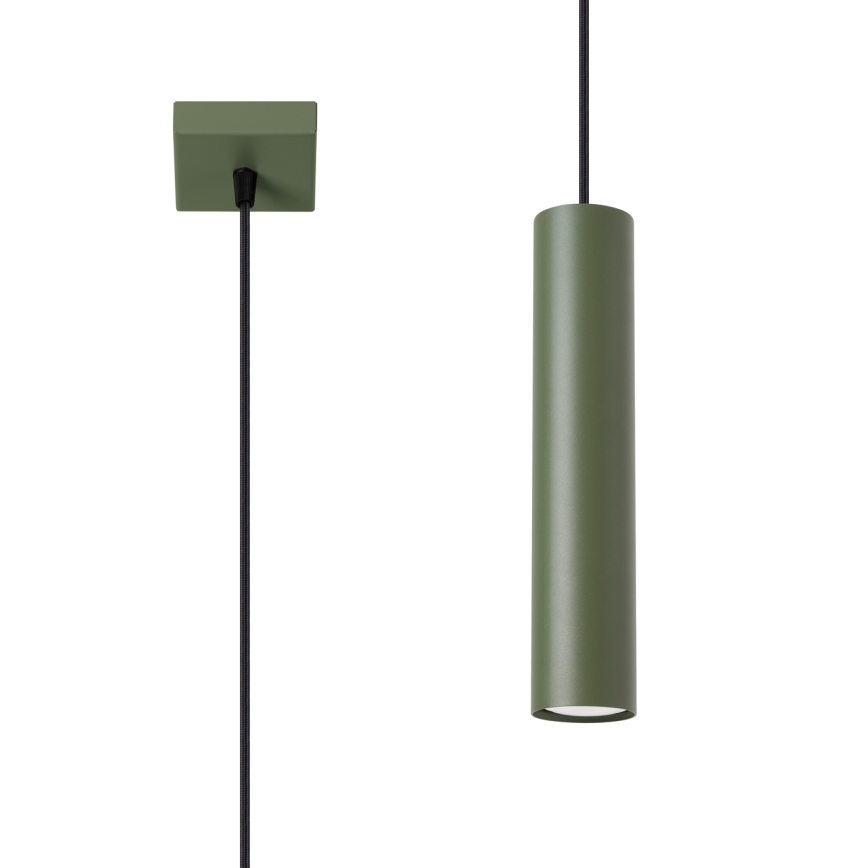 Suspension filaire LAGOS 1xGU10/10W/230V vert