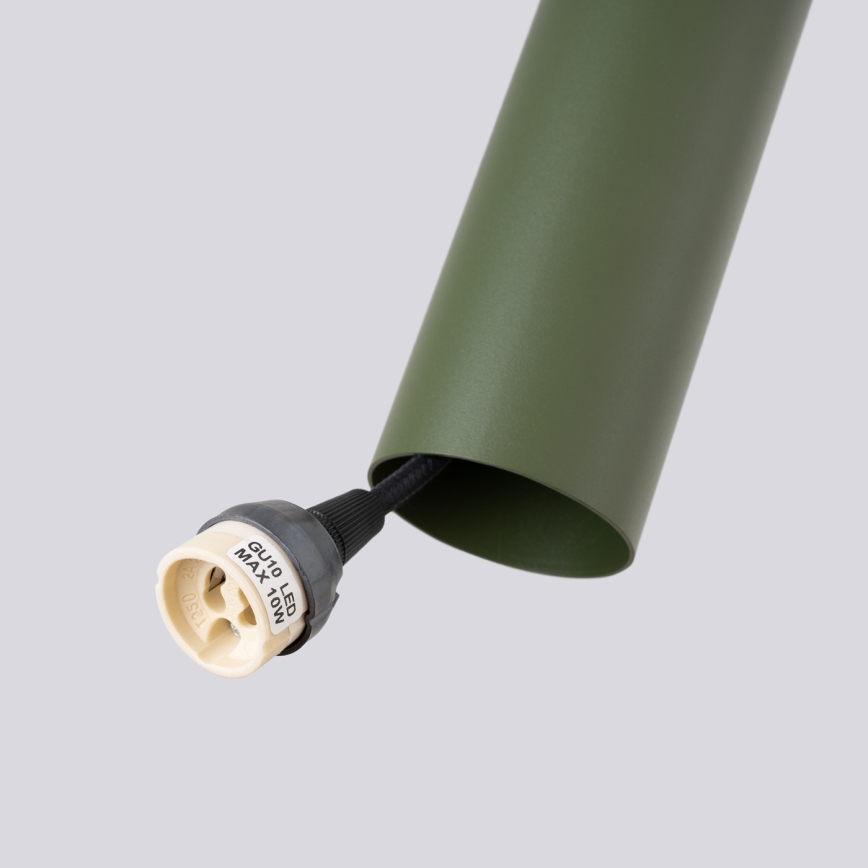 Suspension filaire LAGOS 1xGU10/10W/230V vert