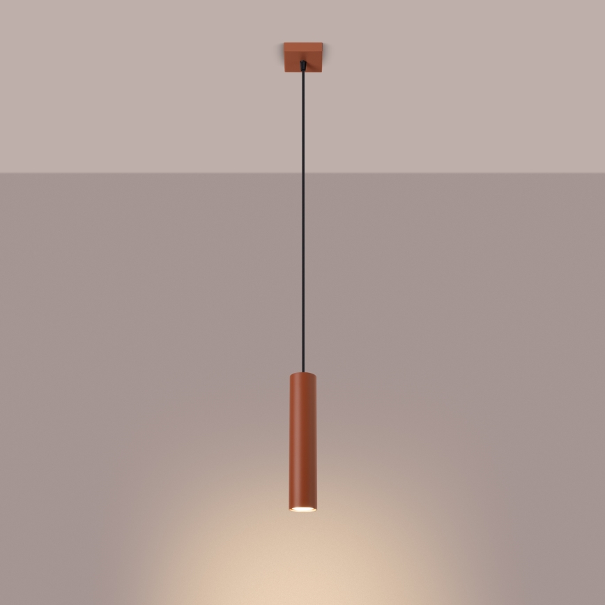 Suspension filaire LAGOS 1xGU10/10W/230V rouge