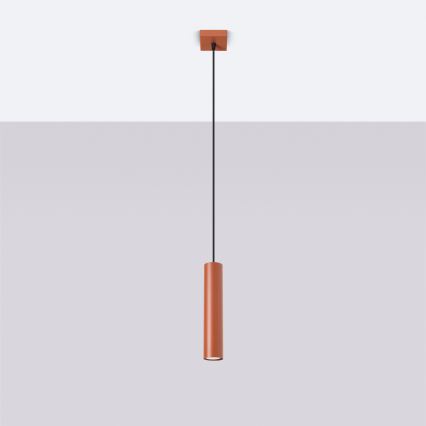 Suspension filaire LAGOS 1xGU10/10W/230V rouge
