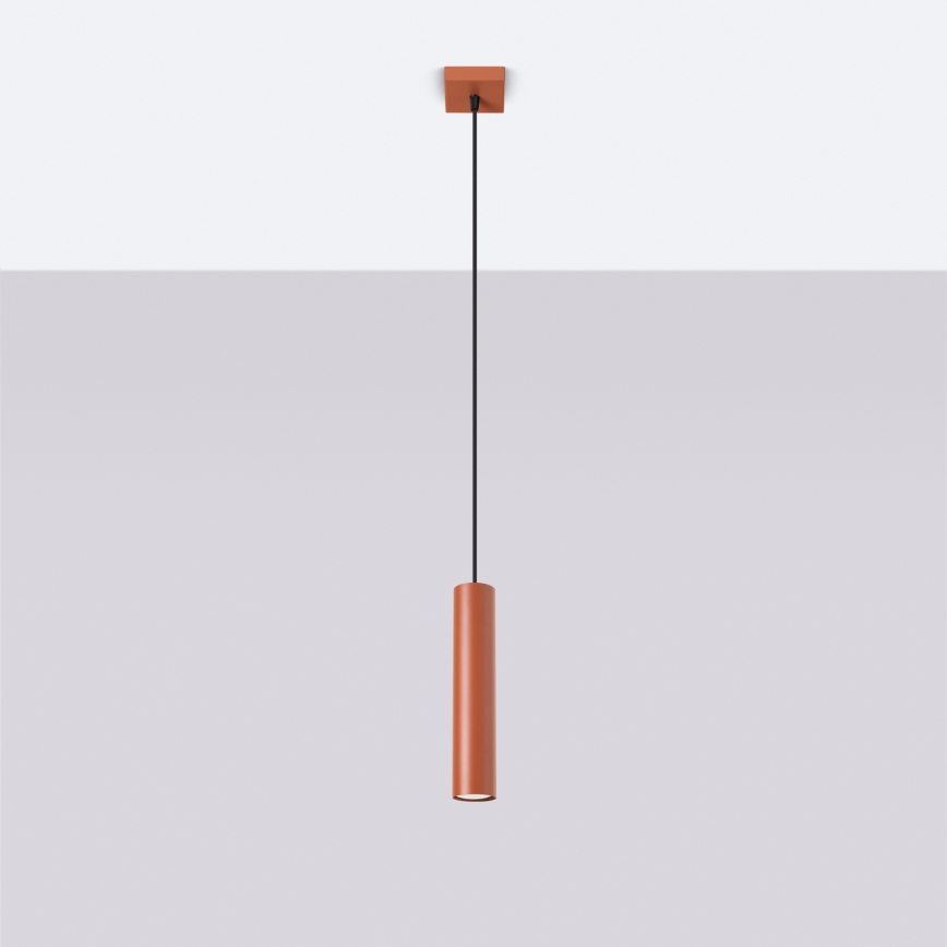 Suspension filaire LAGOS 1xGU10/10W/230V rouge