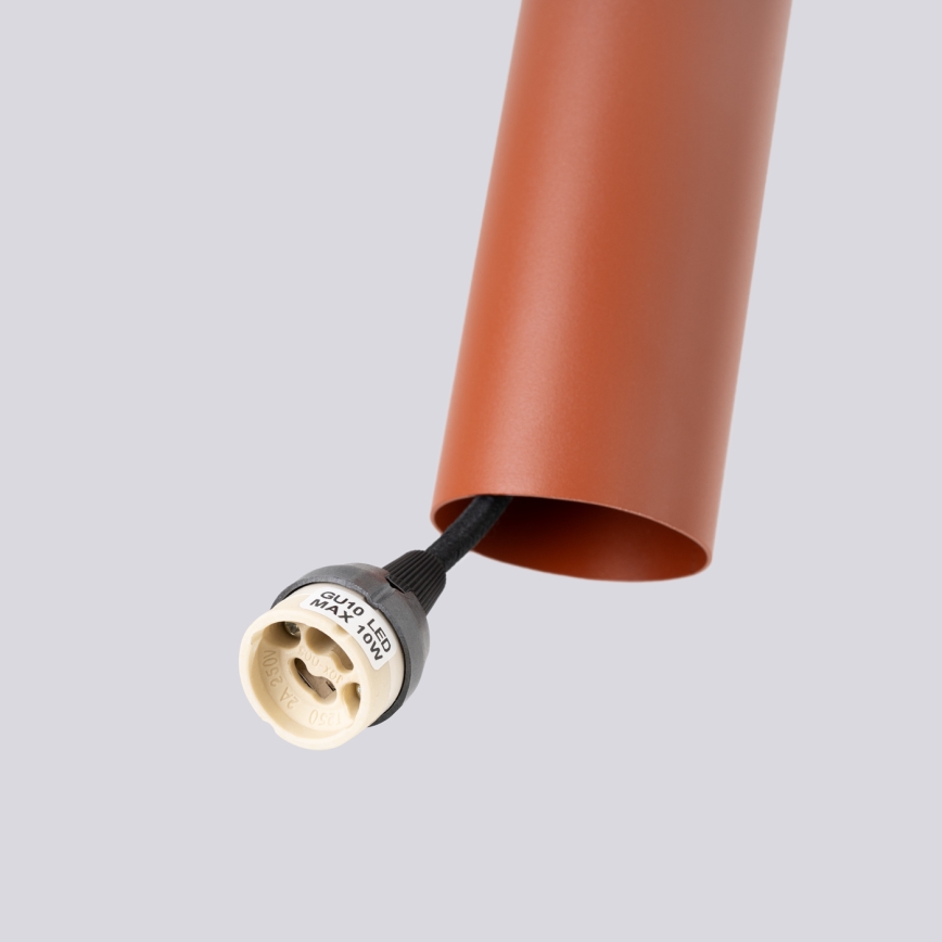 Suspension filaire LAGOS 1xGU10/10W/230V rouge