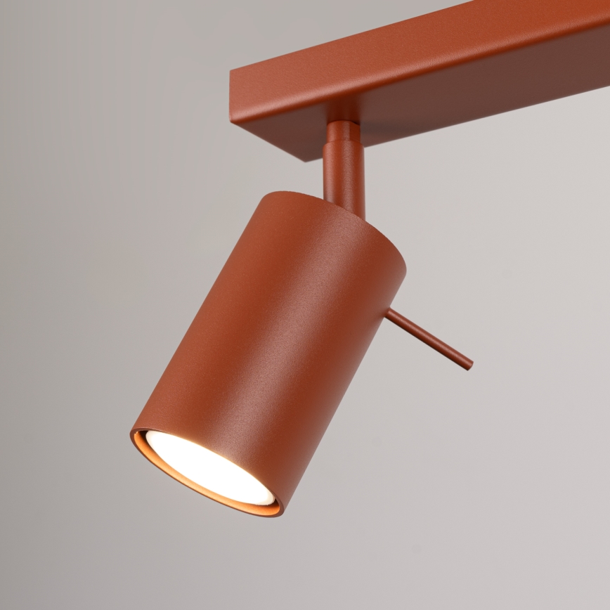 Spot RING 3xGU10/10W/230V rouge