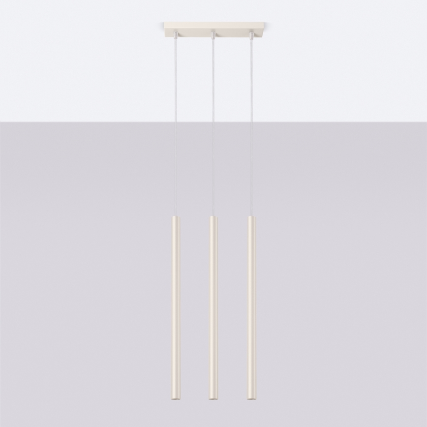 Suspension filaire PASTELO 3xG9/8W/230V crème