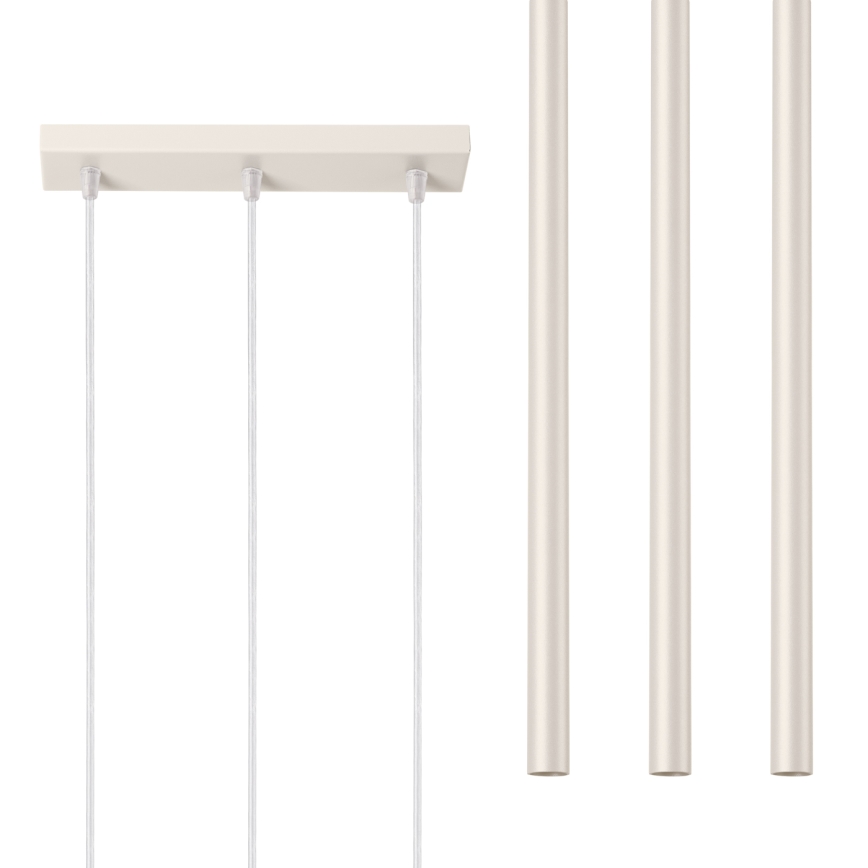 Suspension filaire PASTELO 3xG9/8W/230V crème