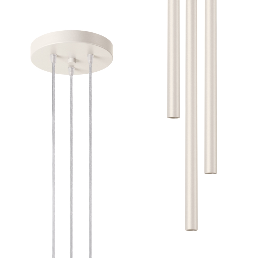 Suspension filaire PASTELO 3xG9/8W/230V crème