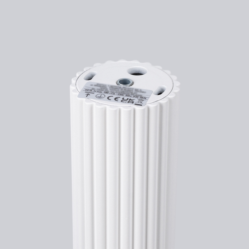 Spot KARBON 1xGU10/10W/230V 30 cm blanc