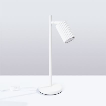 Lampe de table KARBON 1xGU10/10W/230V blanc