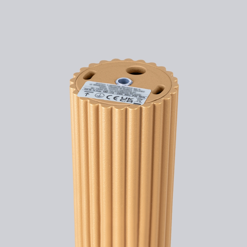 Spot KARBON 1xGU10/10W/230V 30 cm doré