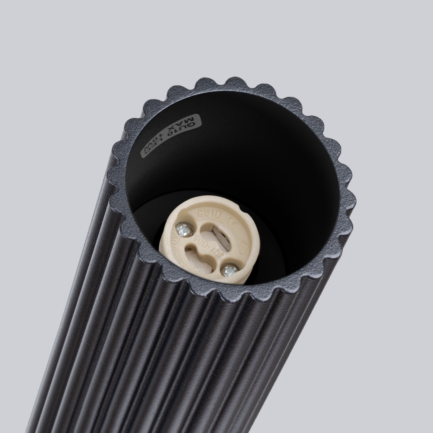 Spot KARBON 1xGU10/10W/230V 10 cm noir