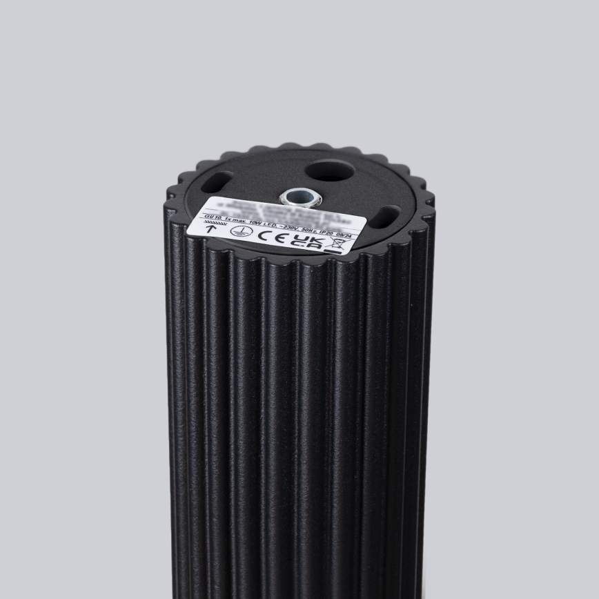 Spot KARBON 1xGU10/10W/230V 10 cm noir
