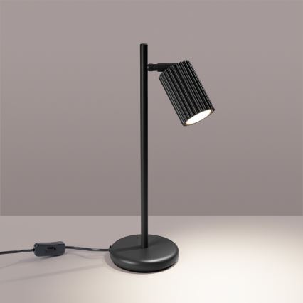 Lampe de table KARBON 1xGU10/10W/230V noir
