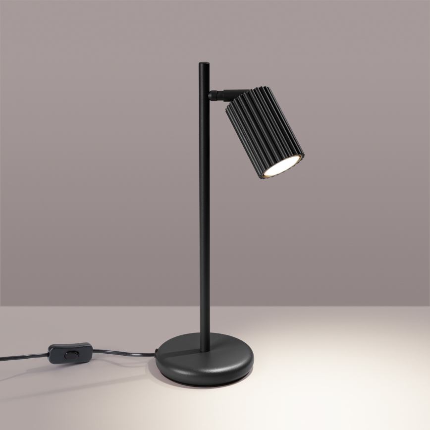 Lampe de table KARBON 1xGU10/10W/230V noir