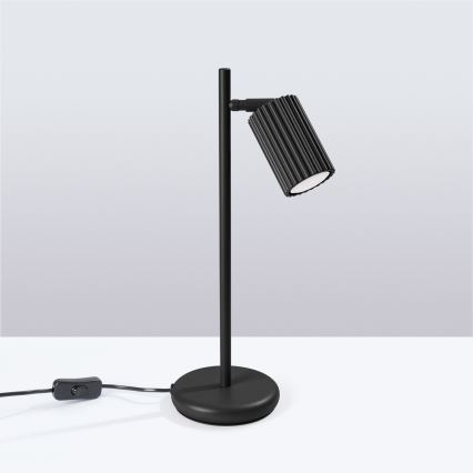 Lampe de table KARBON 1xGU10/10W/230V noir