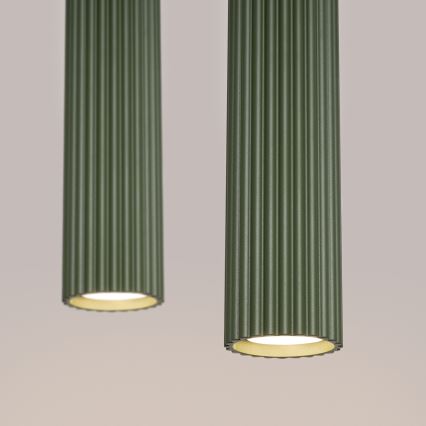 Suspension filaire KARBON 2xGU10/10W/230V vert