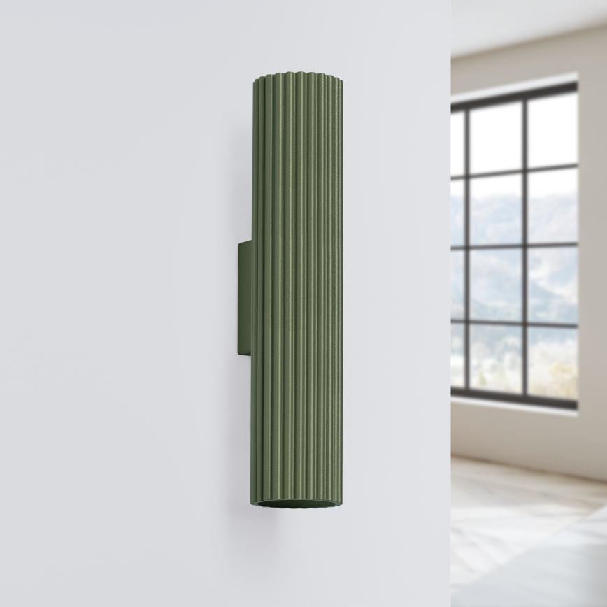 Applique murale KARBON 2xGU10/10W/230V vert