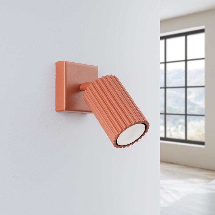 Spot mural KARBON 1xGU10/10W/230V rouge