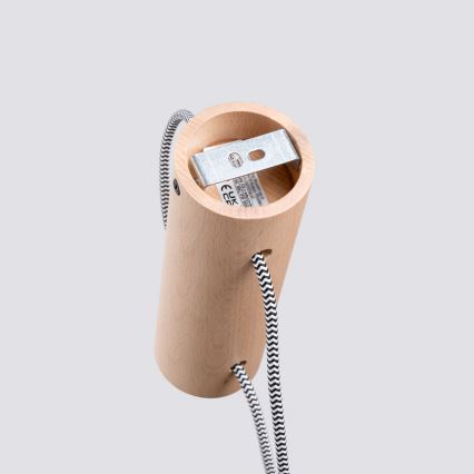 Applique murale NIMBI 1xE27/15W/230V hêtre