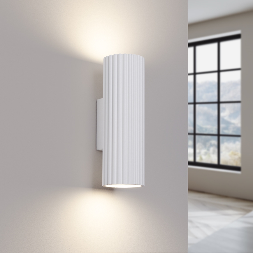 Applique murale KARBON 2xGU10/10W/230V blanc