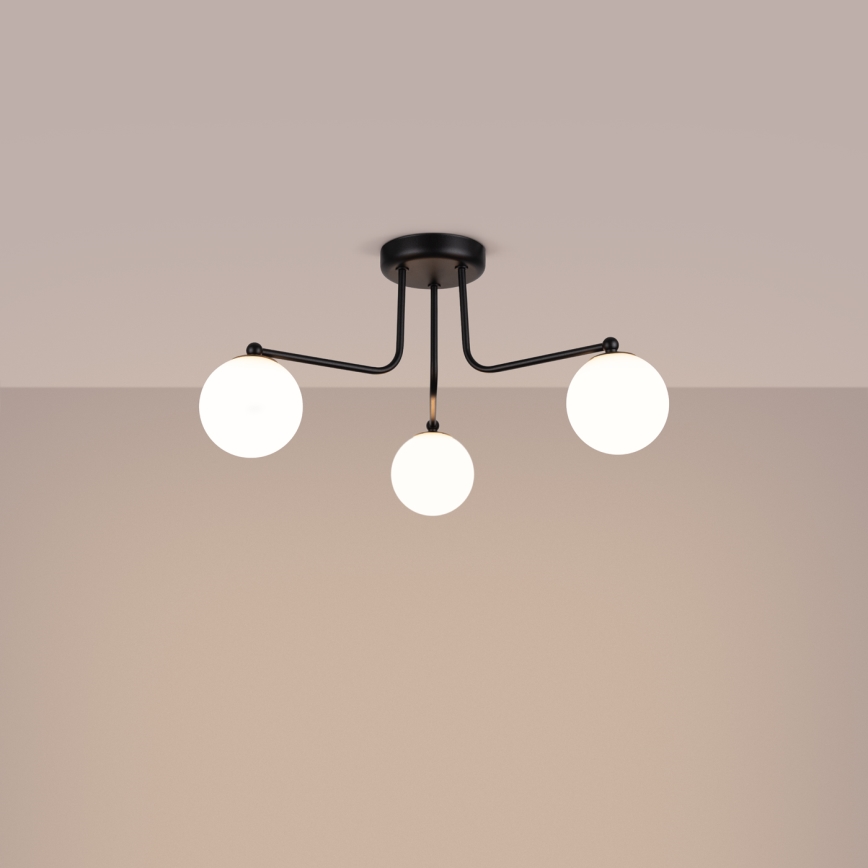 Suspension-barre ASTRAL 3xG9/8W/230V noir